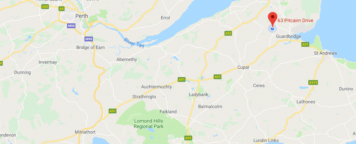 Google map showing The Occasional Cake Company